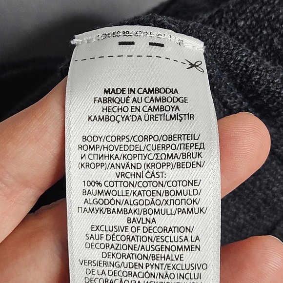 Polo Ralph Lauren Vest Mens 2XB Charcoal Gray Full Zip Pima Cotton Knit Pockets - Picture 6 of 7